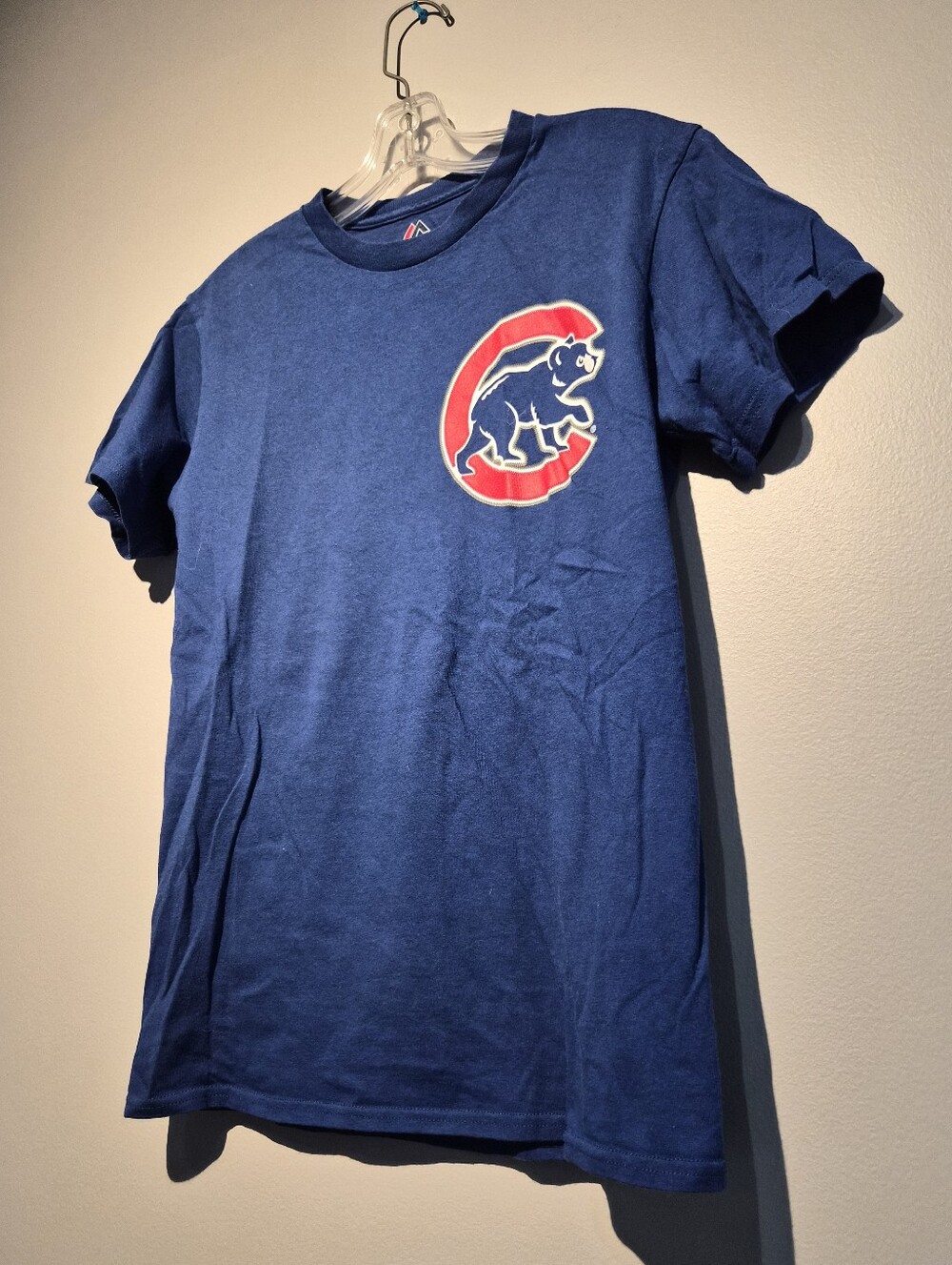 Majestic MLB Jake Arrieta Chicago Cubs Graphic T-Shirt | Size Small